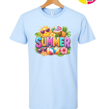 Summer Time Tropical Fruit Sun Tee