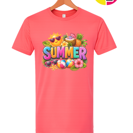Summer Time Tropical Fruit Sun Tee