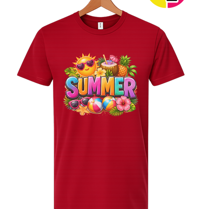 Summer Time Tropical Fruit Sun Tee