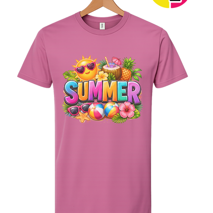Summer Time Tropical Fruit Sun Tee