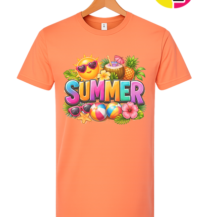 Summer Time Tropical Fruit Sun Tee