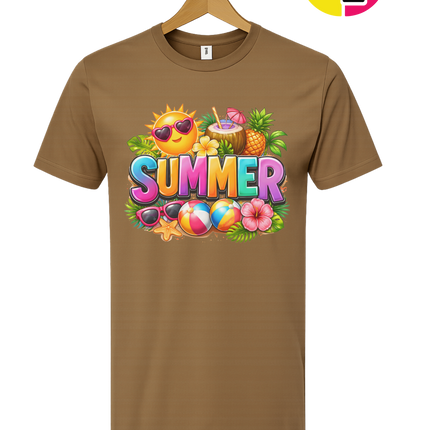 Summer Time Tropical Fruit Sun Tee