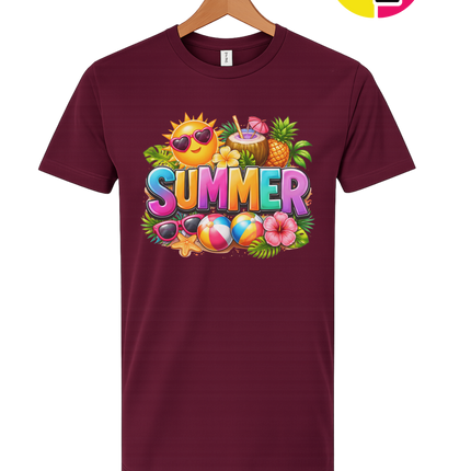 Summer Time Tropical Fruit Sun Tee