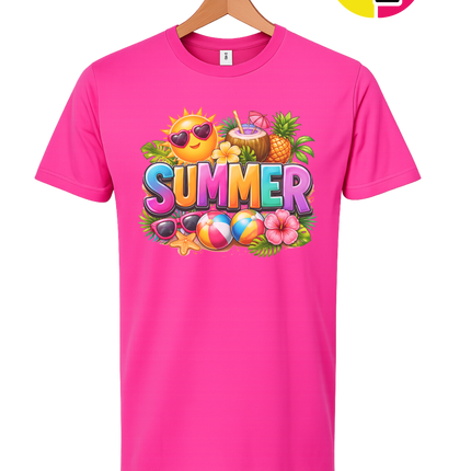 Summer Time Tropical Fruit Sun Tee