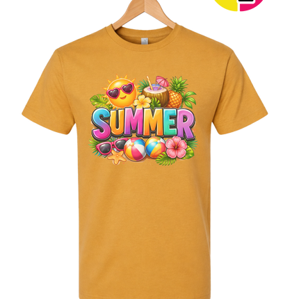 Summer Time Tropical Fruit Sun Tee