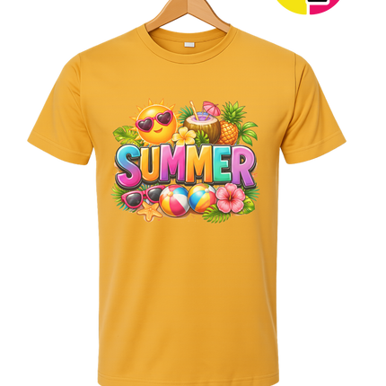 Summer Time Tropical Fruit Sun Tee