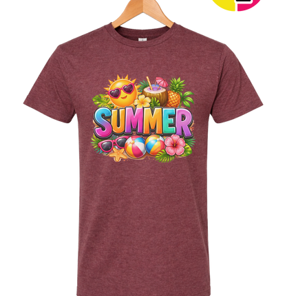 Summer Time Tropical Fruit Sun Tee