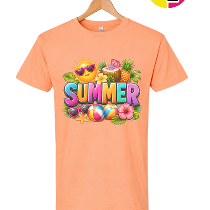 Summer Time Tropical Fruit Sun Tee