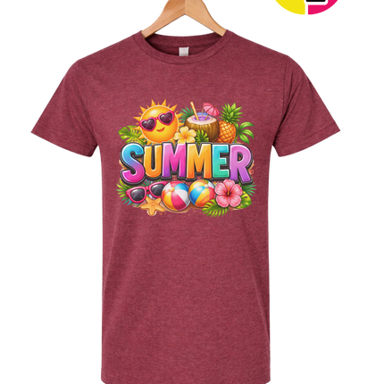 Summer Time Tropical Fruit Sun Tee