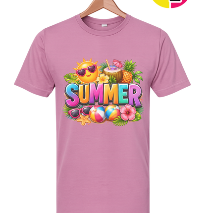 Summer Time Tropical Fruit Sun Tee