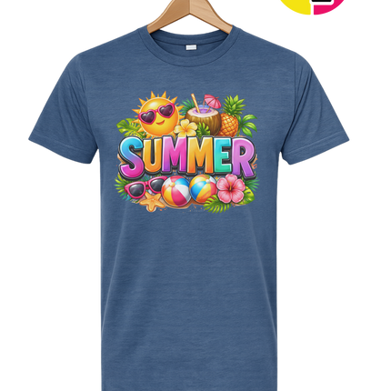 Summer Time Tropical Fruit Sun Tee