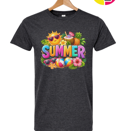 Summer Time Tropical Fruit Sun Tee