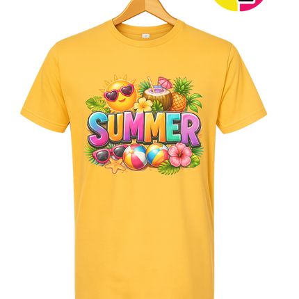 Summer Time Tropical Fruit Sun Tee