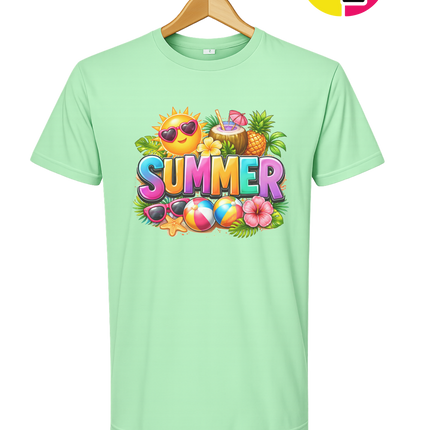 Summer Time Tropical Fruit Sun Tee