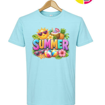 Summer Time Tropical Fruit Sun Tee