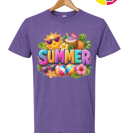 Summer Time Tropical Fruit Sun Tee