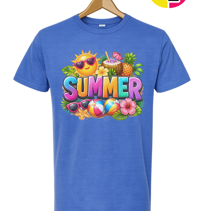 Summer Time Tropical Fruit Sun Tee