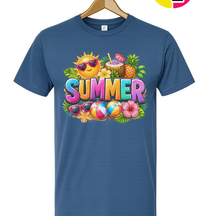 Summer Time Tropical Fruit Sun Tee