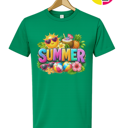 Summer Time Tropical Fruit Sun Tee