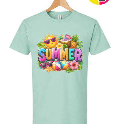 Summer Time Tropical Fruit Sun Tee