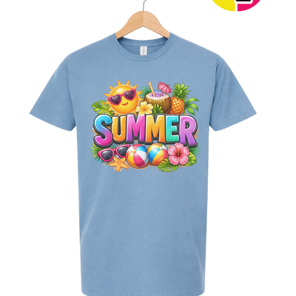 Summer Time Tropical Fruit Sun Tee