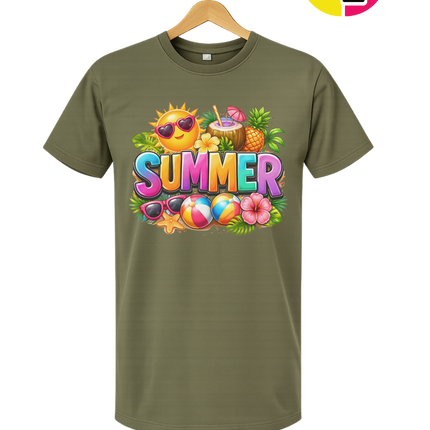 Summer Time Tropical Fruit Sun Tee