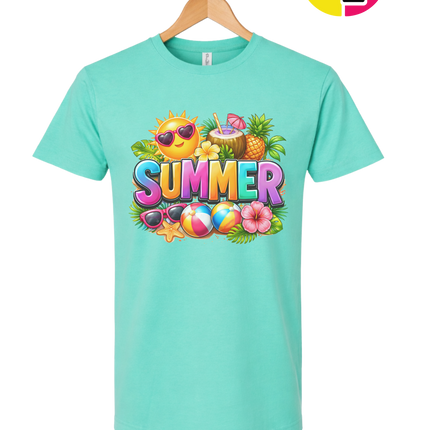 Summer Time Tropical Fruit Sun Tee