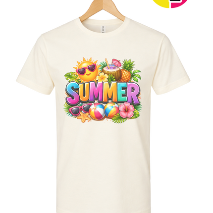 Summer Time Tropical Fruit Sun Tee