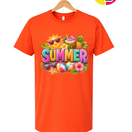 Summer Time Tropical Fruit Sun Tee