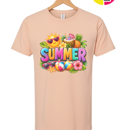 Summer Time Tropical Fruit Sun Tee