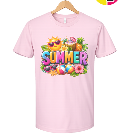 Summer Time Tropical Fruit Sun Tee