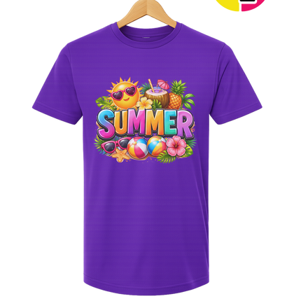 Summer Time Tropical Fruit Sun Tee