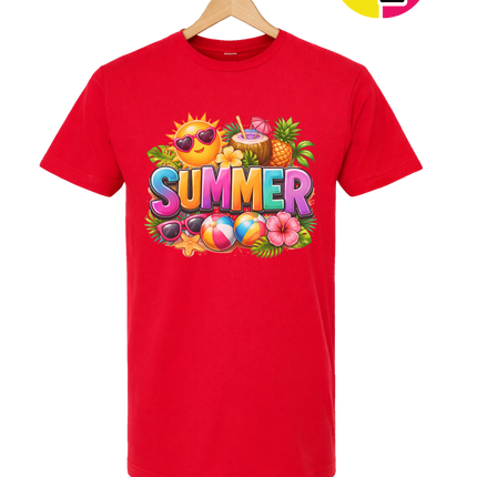 Summer Time Tropical Fruit Sun Tee