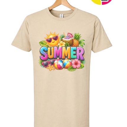 Summer Time Tropical Fruit Sun Tee
