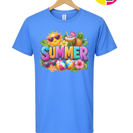 Summer Time Tropical Fruit Sun Tee
