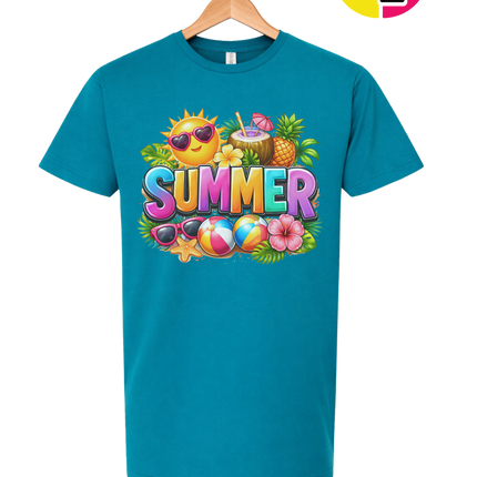 Summer Time Tropical Fruit Sun Tee