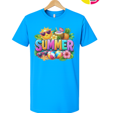 Summer Time Tropical Fruit Sun Tee