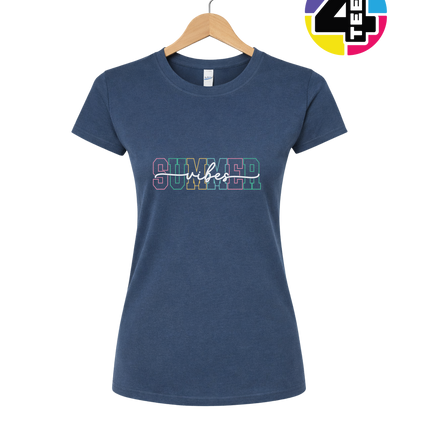 Colorful Summer Vibes Women's Tee