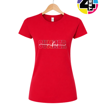 Colorful Summer Vibes Women's Tee