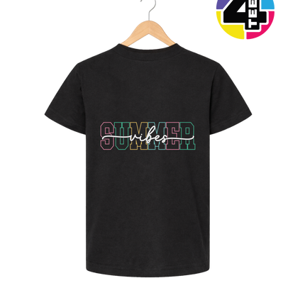 Colorful Summer Vibes Youth Tee
