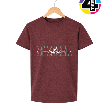 Colorful Summer Vibes Youth Tee