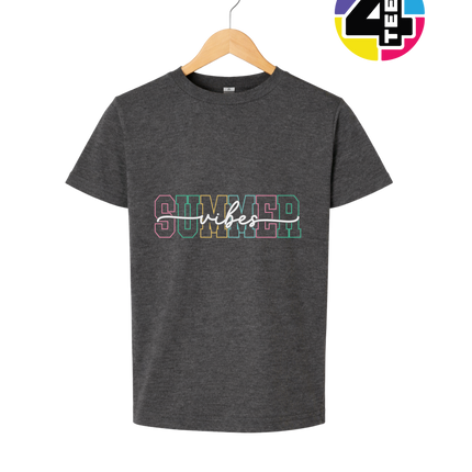 Colorful Summer Vibes Youth Tee