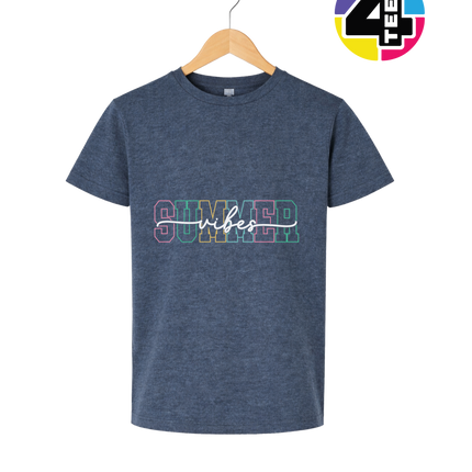 Colorful Summer Vibes Youth Tee