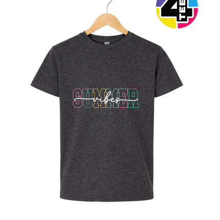 Colorful Summer Vibes Youth Tee