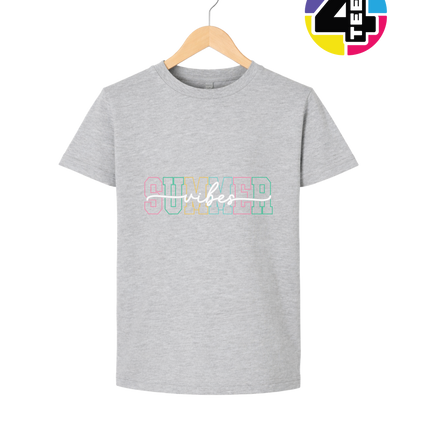 Colorful Summer Vibes Youth Tee