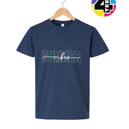 Colorful Summer Vibes Youth Tee