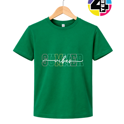 Colorful Summer Vibes Youth Tee
