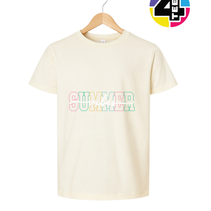 Colorful Summer Vibes Youth Tee