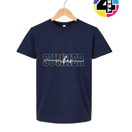 Colorful Summer Vibes Youth Tee