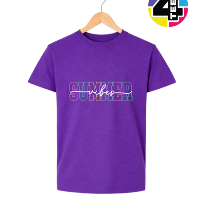 Colorful Summer Vibes Youth Tee